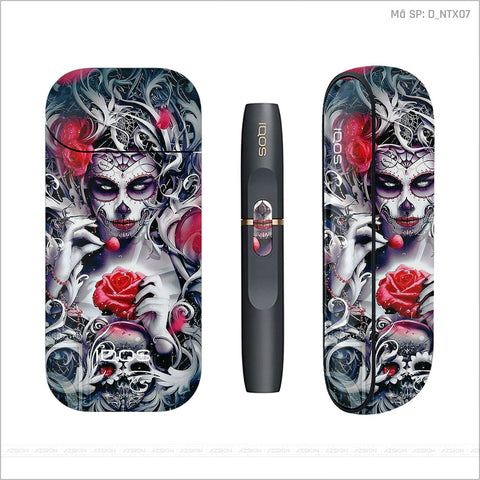 Dán Skin IQOS Hình Nghệ Thuật Xăm | D_NTX07