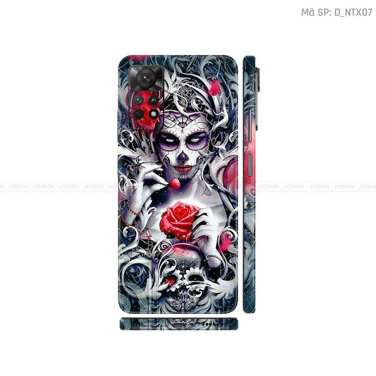 Dán Skin Xiaomi Redmi Note 11 Series Hình Tattoo | D_NTX07