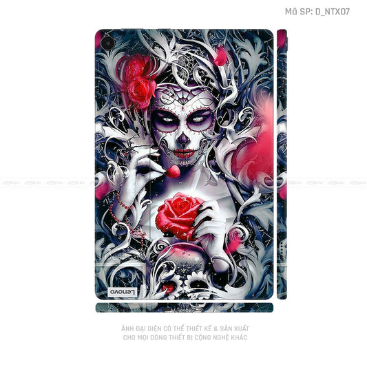 Dán Skin Máy Tính Bảng Lenovo Pad Series Hình Tattoo Geisha | D_NTX07