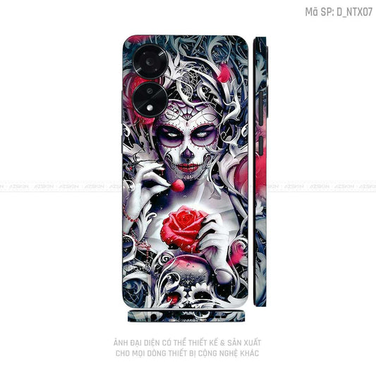 Miếng Dán Skin Điện Thoại OPPO A Series Hình Tattoo | D_NTX07