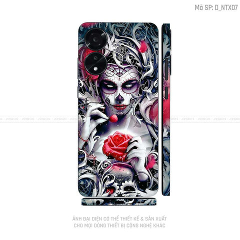 Miếng Dán Skin Điện Thoại OPPO A Series Hình Tattoo | D_NTX07