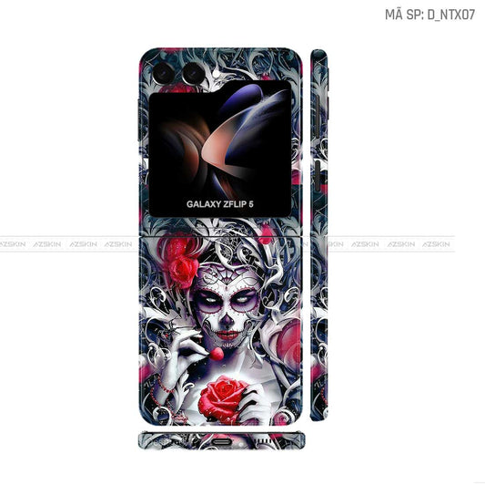 Dán Skin Galaxy Z Flip 7 Hình Geisha | D_NTX07