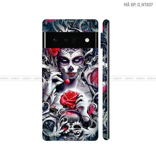 Dán Skin Google Pixel 6 Series Hình Nghệ Thuật Xăm | D_NTX07