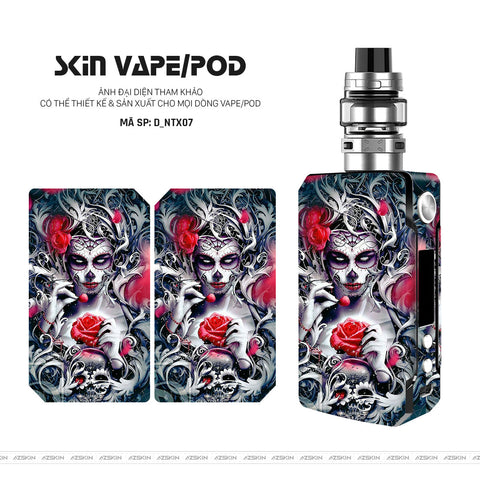 Dán Skin Vape Hình Geisha | D_NTX07