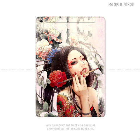 Dán Skin IPad Gen Series Hình Geisha | D_NTX08