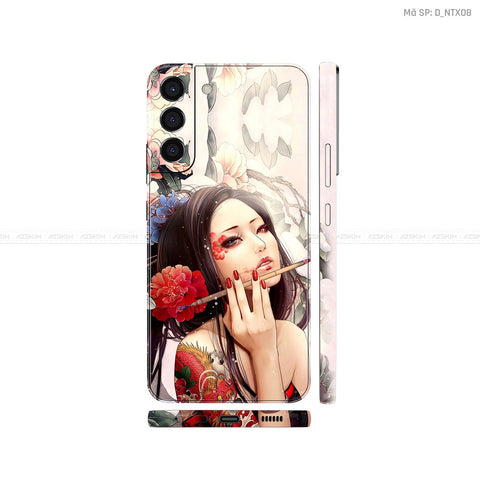 Dán Skin Galaxy S22 Series Hình Geisha  | D_NTX08