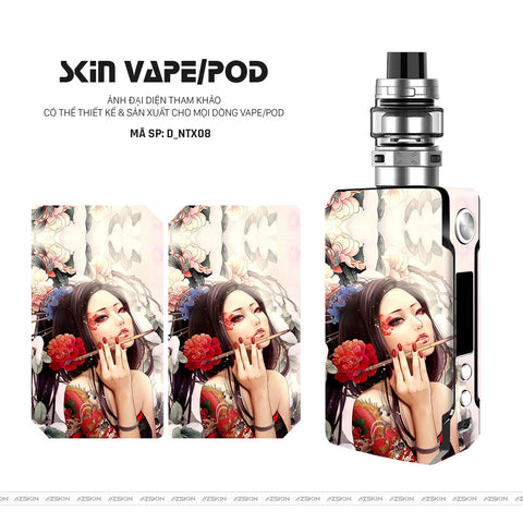 Dán Skin Vape Hình Geisha | D_NTX08