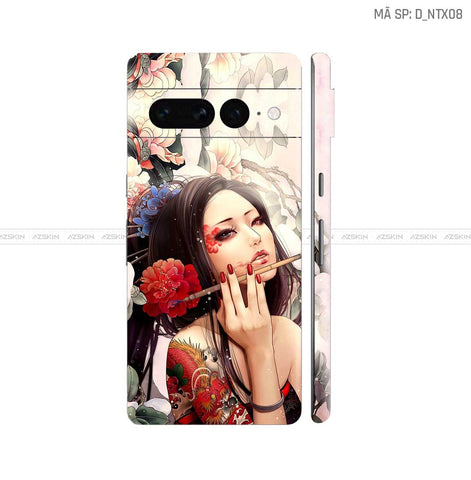 Dán Skin Google Pixel 8 Series Hình Nghệ Thuật Xăm | D_NTX08