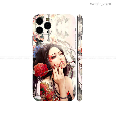 Dán Skin IPhone 11 Series Hình Nghệ Thuật Xăm | D_NTX08