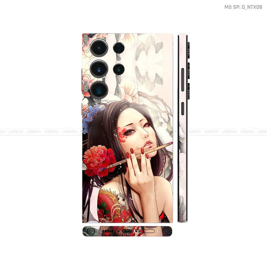 Dán Skin Galaxy S23 Series Hình Geisha | D_NTX08