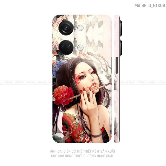 Dán Skin Oneplus Nord Series Hình Geisha | D_NTX08