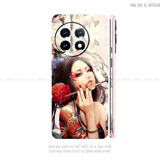 Dán Skin Oneplus 11 Series Hình Geisha | D_NTX08