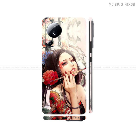 Dán Skin Xiaomi 13 Series Hình Tattoo | D_NTX08