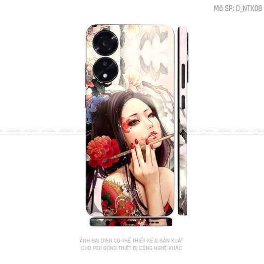 Miếng Dán Skin Điện Thoại OPPO A Series Hình Tattoo | D_NTX08