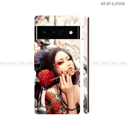 Dán Skin Google Pixel 6 Series Hình Nghệ Thuật Xăm | D_NTX08