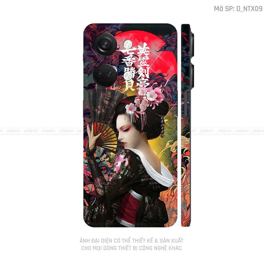 Dán Skin Oneplus Nord Series Hình Geisha | D_NTX09
