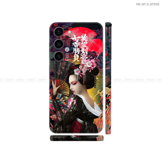 Dán Skin Galaxy S23 Series Hình Geisha | D_NTX09
