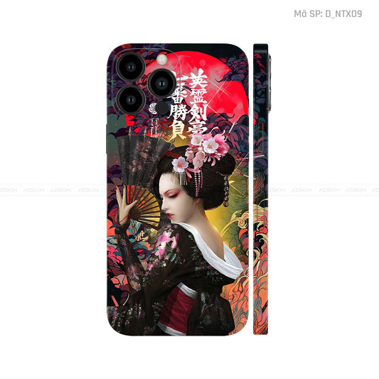 Dán Skin IPhone 14 Series Hình Nghệ Thuật Xăm | D_NTX09