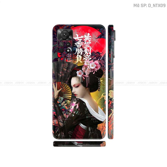 Dán Skin Xiaomi Redmi Note 11 Series Hình Tattoo | D_NTX09