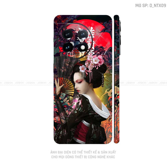 Dán Skin Oneplus Ace Series Hình Geisha | D_NTX09