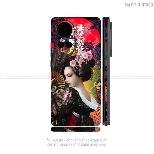 Dán Skin Điện Thoại OPPO Reno Series Hình Nghệ Thuật Xăm | D_NTX09