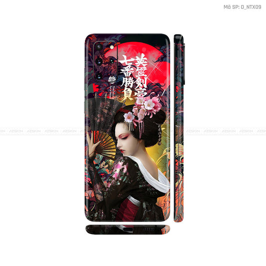 Dán Skin Galaxy S20 Series Hình Nghệ Thuật Xăm Geisha | D_NTX09