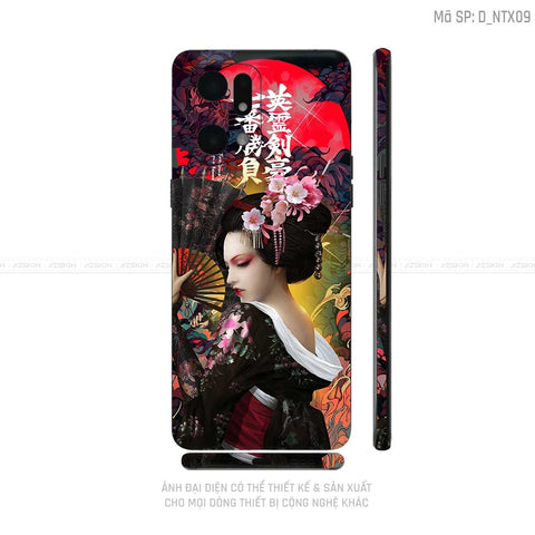 Miếng Dán Skin Điện Thoại OPPO Find X Series Hình Tattoo | D_NTX09