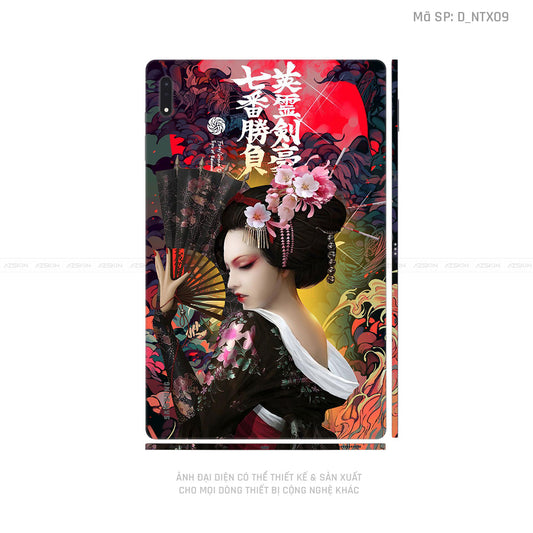 Dán Skin Galaxy Tab S8 Series Hình Geisha | D_NTX09