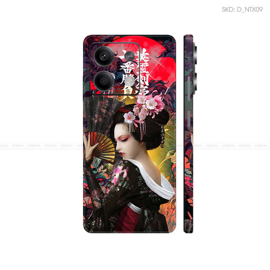Dán Skin Điện Thoại Xiaomi Redmi 13 Series Hình Nghệ Thuật Xăm | D_NTX09