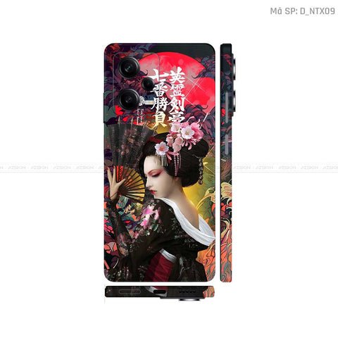 Dán Skin Xiaomi Redmi Note 12 Series Hình Tattoo | D_NTX09