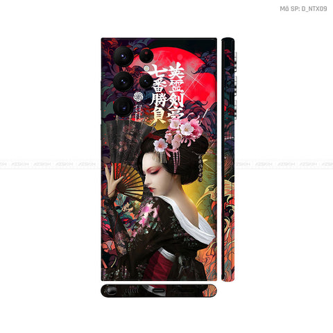 Dán Skin Galaxy S22 Series Hình Geisha  | D_NTX09