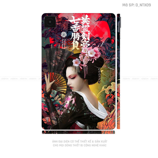 Dán Skin Máy Tính Bảng Xiaomi Mipad Hình Geisha | D_NTX09