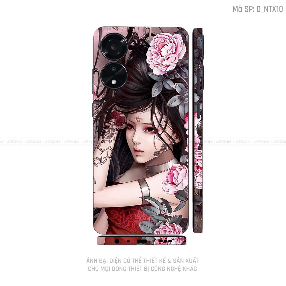 Miếng Dán Skin Điện Thoại OPPO A Series Hình Tattoo | D_NTX10