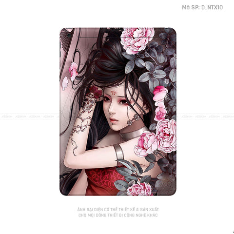 Dán Skin IPad Gen Series Hình Geisha | D_NTX10
