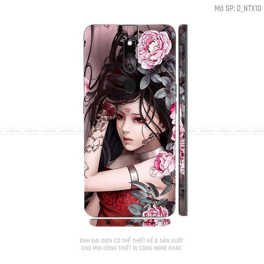 Miếng Dán Skin Điện Thoại OPPO F Series Hình Nghệ Thuật Xăm | D_NTX10