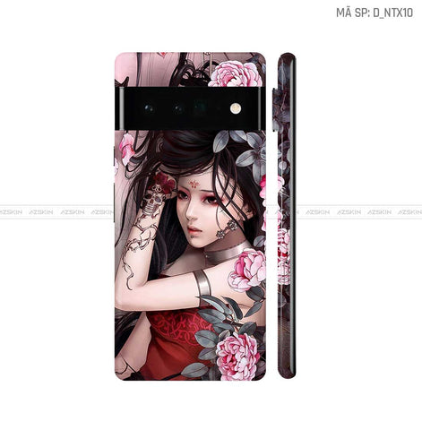 Dán Skin Google Pixel 6 Series Hình Nghệ Thuật Xăm | D_NTX10