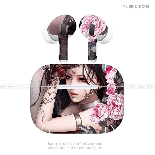 Dán Skin Tai Nghe Airpod 3 Hình Geisha | D_NTX10