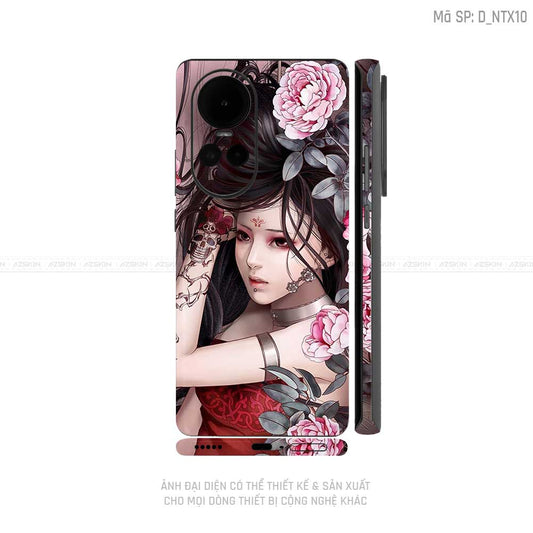 Dán Skin Điện Thoại OPPO Reno Series Hình Nghệ Thuật Xăm | D_NTX10
