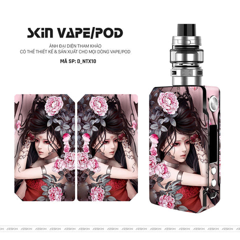 Dán Skin Vape Hình Geisha | D_NTX10