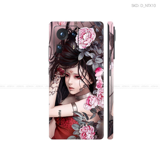 Dán Skin Điện Thoại Xiaomi Mi Mix Series Hình Nghệ Thuật Xăm | D_NTX10