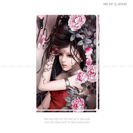 Dán Skin Galaxy Tab S8 Series Hình Geisha | D_NTX10