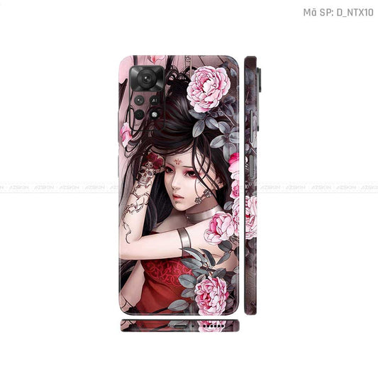 Dán Skin Xiaomi Redmi Note 11 Series Hình Tattoo | D_NTX10