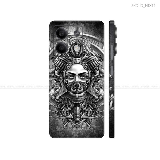 Dán Skin Điện Thoại Xiaomi Redmi 13 Series Hình Nghệ Thuật Xăm | D_NTX11