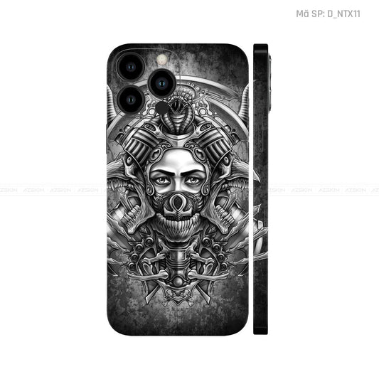 Dán Skin IPhone 14 Series Hình Nghệ Thuật Xăm | D_NTX11