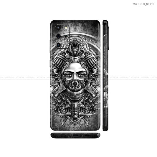Dán Skin Galaxy S20 Series Hình Nghệ Thuật Xăm Geisha | D_NTX11