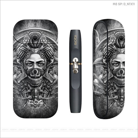 Dán Skin IQOS Hình Nghệ Thuật Xăm | D_NTX11