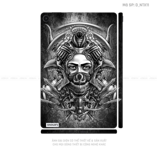 Dán Skin Máy Tính Bảng Lenovo Pad Series Hình Tattoo Geisha | D_NTX11