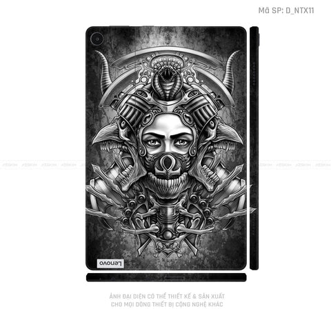 Dán Skin Máy Tính Bảng Lenovo Pad Series Hình Tattoo Geisha | D_NTX11