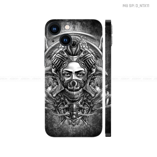 Dán Skin IPhone 14 Series Hình Nghệ Thuật Xăm | D_NTX11