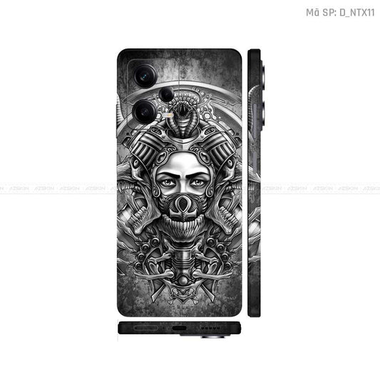 Dán Skin Xiaomi Redmi Note 12 Series Hình Tattoo | D_NTX11